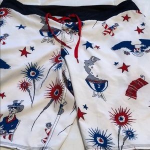 Quicksilver 4th of July board shorts